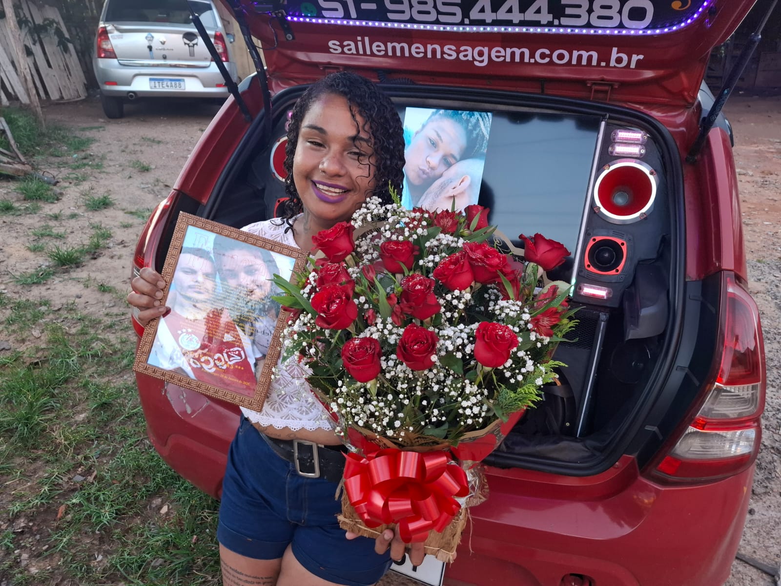 Surpresa personalizada com a Saile